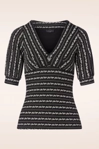 Dandy Stripes Shirt In Black