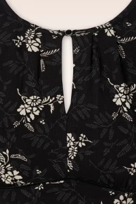 Reverie Flower Shirt In Black 5 Reverie Flower Shirt In Black - Image 3