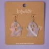 Irridescent Ghost Drop Earrings -King Louie Shop 246857 Erstwilder 48821 Earrings Glitter Ghost Holo 230904 001W category