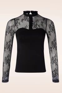 Gothic Love Shirt In Black