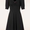 Classic Meadow Dress In Black