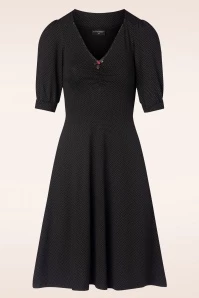 Classic Meadow Dress In Black