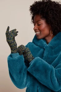 King Louie Lounge Gloves In Pine Green