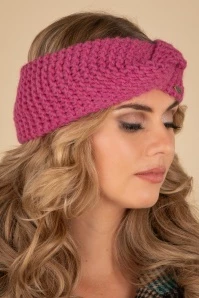 Camille Headband In Pink 4 Camille Headband In Pink - Image 2