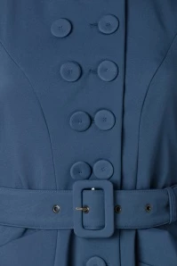 Topvintage Exclusive ~ Linette Gia Water Repellent Winter Coat In Blue 6 Topvintage Exclusive ~ Linette Gia Water Repellent Winter Coat In Blue - Image 4