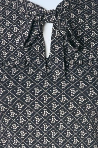 Romantic Souvenir Blouse In Dark Blue 5 Romantic Souvenir Blouse In Dark Blue - Image 3