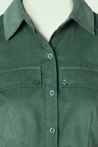 Conny Cord Dress In Dark Ivy 5 Conny Cord Dress In Dark Ivy - Image 3