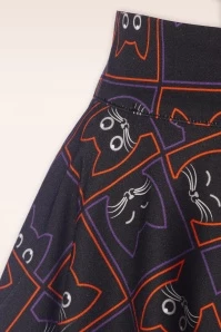 Kitty Cat Swing Skirt In Black 7 Kitty Cat Swing Skirt In Black - Image 5