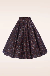 Kitty Cat Swing Skirt In Black 6 Kitty Cat Swing Skirt In Black - Image 4