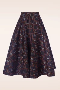 Kitty Cat Swing Skirt In Black 5 Kitty Cat Swing Skirt In Black - Image 3