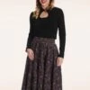 Kitty Cat Swing Skirt In Black -King Louie Shop 247091 Banned 47499 Skirt Swing Kitty Cat Black 020LW category