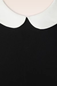 Ebony Pencil Dress In Black And White 5 Ebony Pencil Dress In Black And White - Image 3