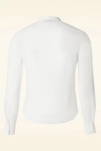 Pussybow Please Blouse In Off White 4 Pussybow Please Blouse In Off White - Image 2