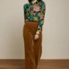 King Louie Marcie Corduroy Pants In Bombay Brown -King Louie Shop 247179 King Louie Pants 46961 Brown Corduroy 020L category