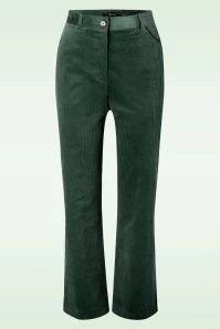 King Louie Marcie Corduroy Pants In Sycamore Green