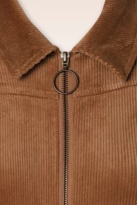 King Louie Garbo Corduroy Flare Jumpsuit In Bombay Brown 5 King Louie Garbo Corduroy Flare Jumpsuit In Bombay Brown - Image 3