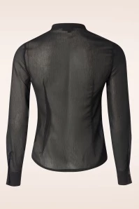 Pussybow Please Blouse In Black 4 Pussybow Please Blouse In Black - Image 2