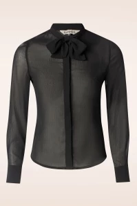 Pussybow Please Blouse In Black 3 Pussybow Please Blouse In Black