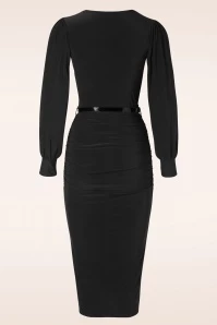 Etta Pencil Dress In Black 4 Etta Pencil Dress In Black - Image 2