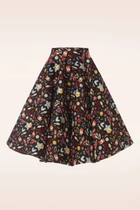 Let's Go Bowling Skirt In Black 6 Let's Go Bowling Skirt In Black - Image 4