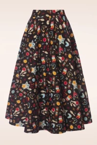 Let's Go Bowling Skirt In Black 5 Let's Go Bowling Skirt In Black - Image 3