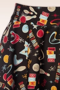 Let's Go Bowling Skirt In Black 7 Let's Go Bowling Skirt In Black - Image 5