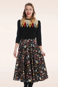 Let's Go Bowling Skirt In Black 3 Let's Go Bowling Skirt In Black