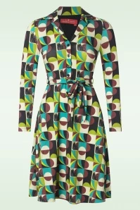 Marcia Polo Dress In Purple Rock