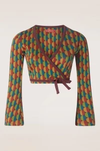 Zazi Wrap Cardigan In Purple