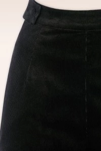 Cutie Corduroy Trousers In Black 5 Cutie Corduroy Trousers In Black - Image 3