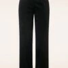 Cutie Corduroy Trousers In Black -King Louie Shop 247563 Banned 47470 Trousers Pants Corduroy Black 230906 006W category