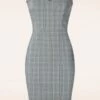 Back To Business Pencil Dress In Grey