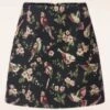 Louche Aubin Tweet Jacquard Mini Skirt In Black -King Louie Shop 247615 Louche 47552 Skirt Aubin Tweet 09132023 002W category