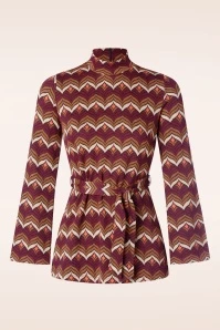 King Louie Heloisa Lounge Tunic Top In Cabernet Red 4 King Louie Heloisa Lounge Tunic Top In Cabernet Red - Image 2