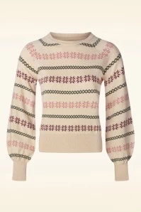 King Louie Molena Bell Top In Cream