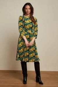 King Louie Joyce Aurelia Swing Dress In Black