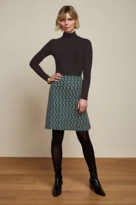King Louie Border Morel Skirt In Dragonfly Green 3 King Louie Border Morel Skirt In Dragonfly Green