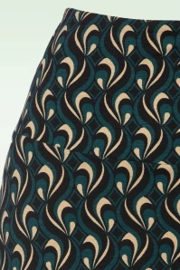 King Louie Border Morel Skirt In Dragonfly Green 6 King Louie Border Morel Skirt In Dragonfly Green - Image 4