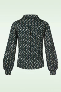 King Louie Maisie Morel Blouse In Dragonfly Green 5 King Louie Maisie Morel Blouse In Dragonfly Green - Image 3