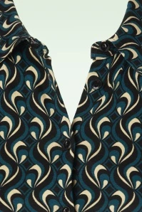 King Louie Maisie Morel Blouse In Dragonfly Green 6 King Louie Maisie Morel Blouse In Dragonfly Green - Image 4