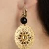 Baroque Earrings In Black And Gold 2 Baroque Earrings In Black And Gold -King Louie Shop 247845 Urban Hippies 48756 Earrings black gold 230906 0002 category