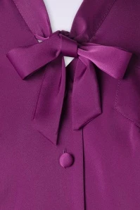 Topvintage Exclusive ~ Belinda Blouse In Purple 5 Topvintage Exclusive ~ Belinda Blouse In Purple - Image 3