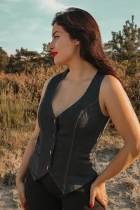 Dianne Waistcoat In Black