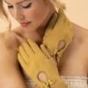 Powder Suki Gloves In Mustard