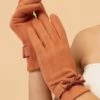 Powder Fenella Gloves In Tangerine 2 Powder Fenella Gloves In Tangerine -King Louie Shop 247953 Powder 48334 Gloves Ribbon Orange 020L category