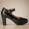 Dossier Mary Jane Heels In Black 2 Dossier Mary Jane Heels In Black -King Louie Shop 248057 Chelsea Crew 48792 Pumps Strap Dossier Black 230920 505W category