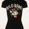 50s Wild Rebel T-Shirt In Black
