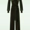 Emmylou Velvet Jumpsuit In Olive -King Louie Shop 248097 Verry Cherry 48259 Jumpsuit Emmylou Steam Velvet Olive 20230705 403W category