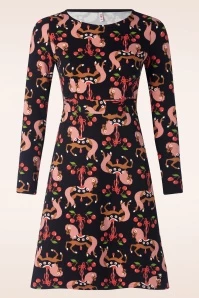 Blutsgeschwister Home Sweet Home Dress In Romantic Cherry Horse