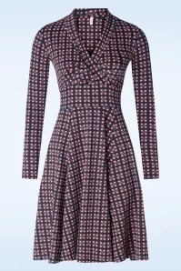 Blutsgeschwister Shalala Tralala Shawl Dress In Heartbeat Goes Boom Boom